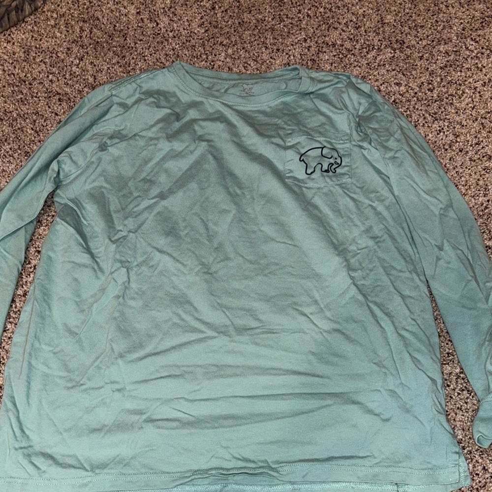 Ivory Ella Blue Long Sleeve Tee